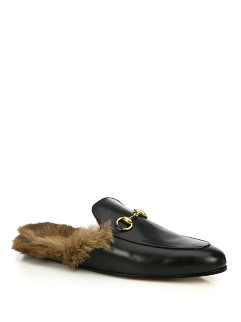 black gucci loafer slides|Gucci loafer slides women.